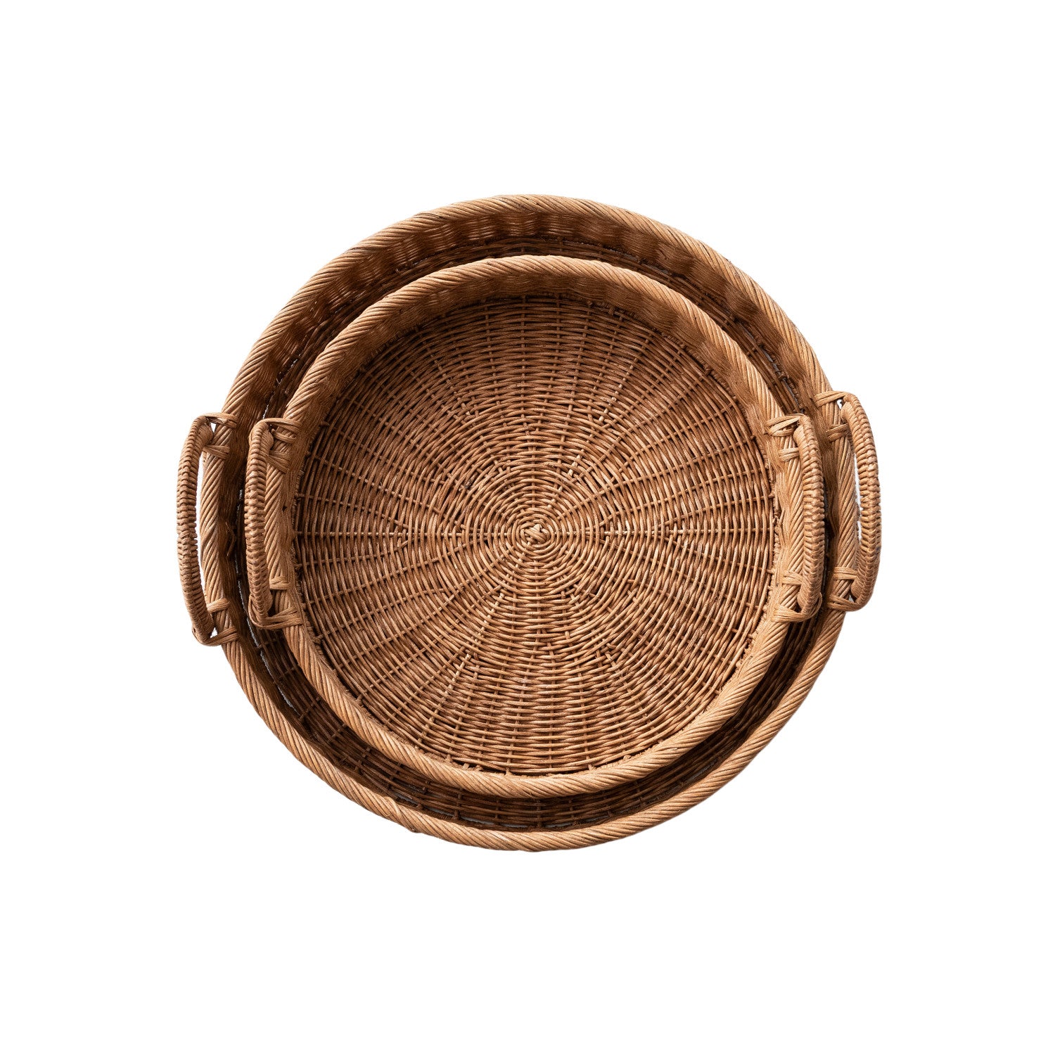 Round Woven Trays