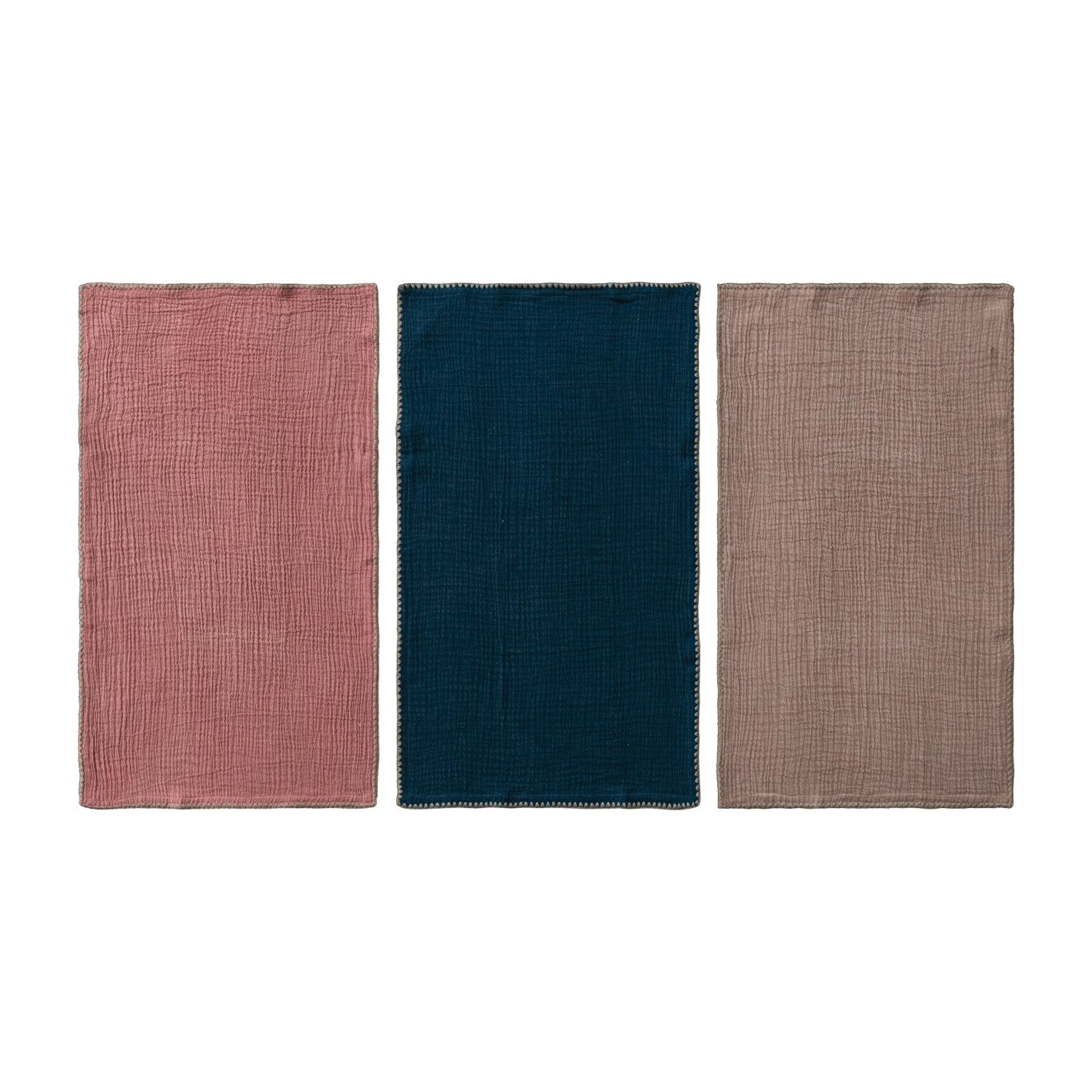 Stonewashed Cotton Double Cloth Tea Towel
