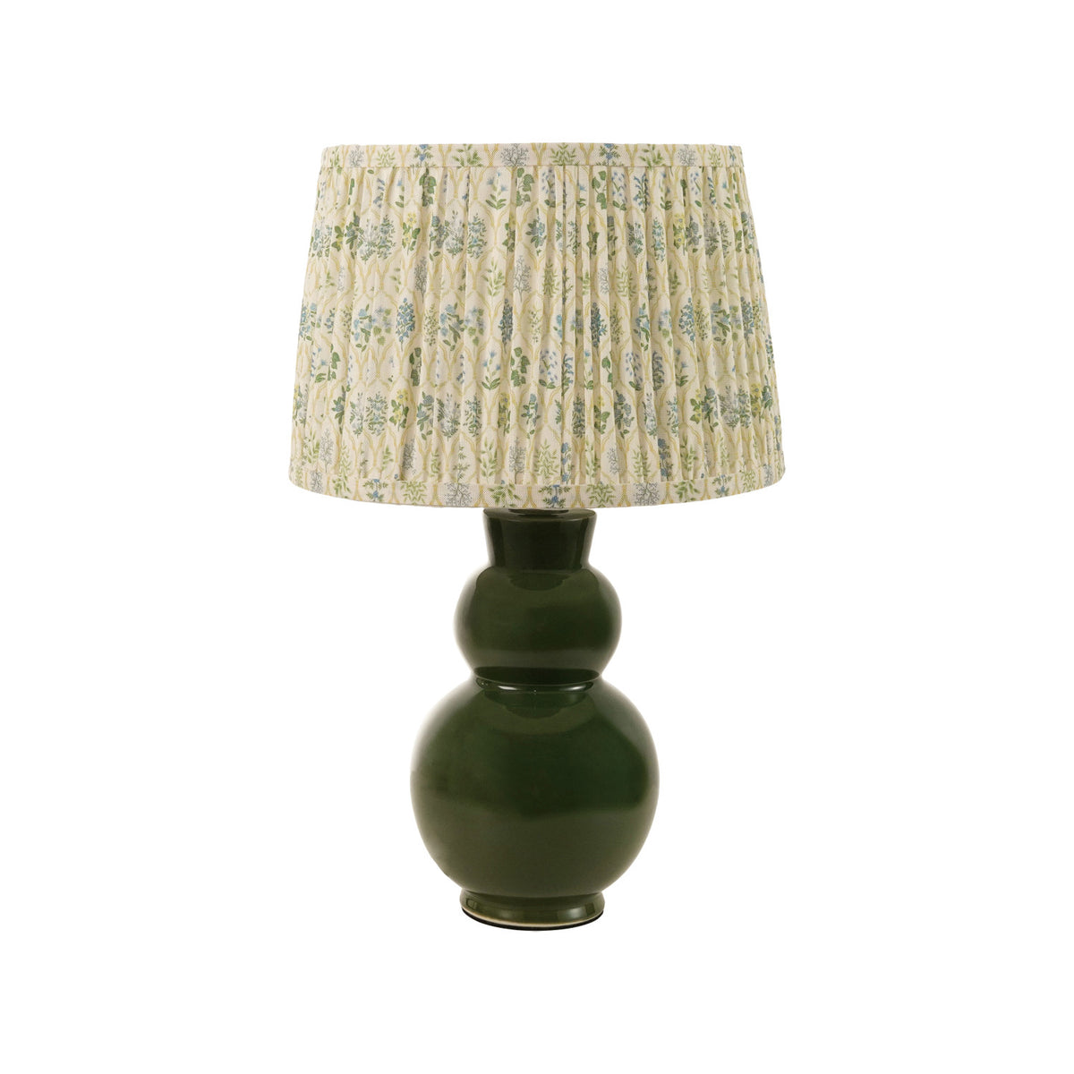 Selene Table Lamp with Pleated Fabric Shade