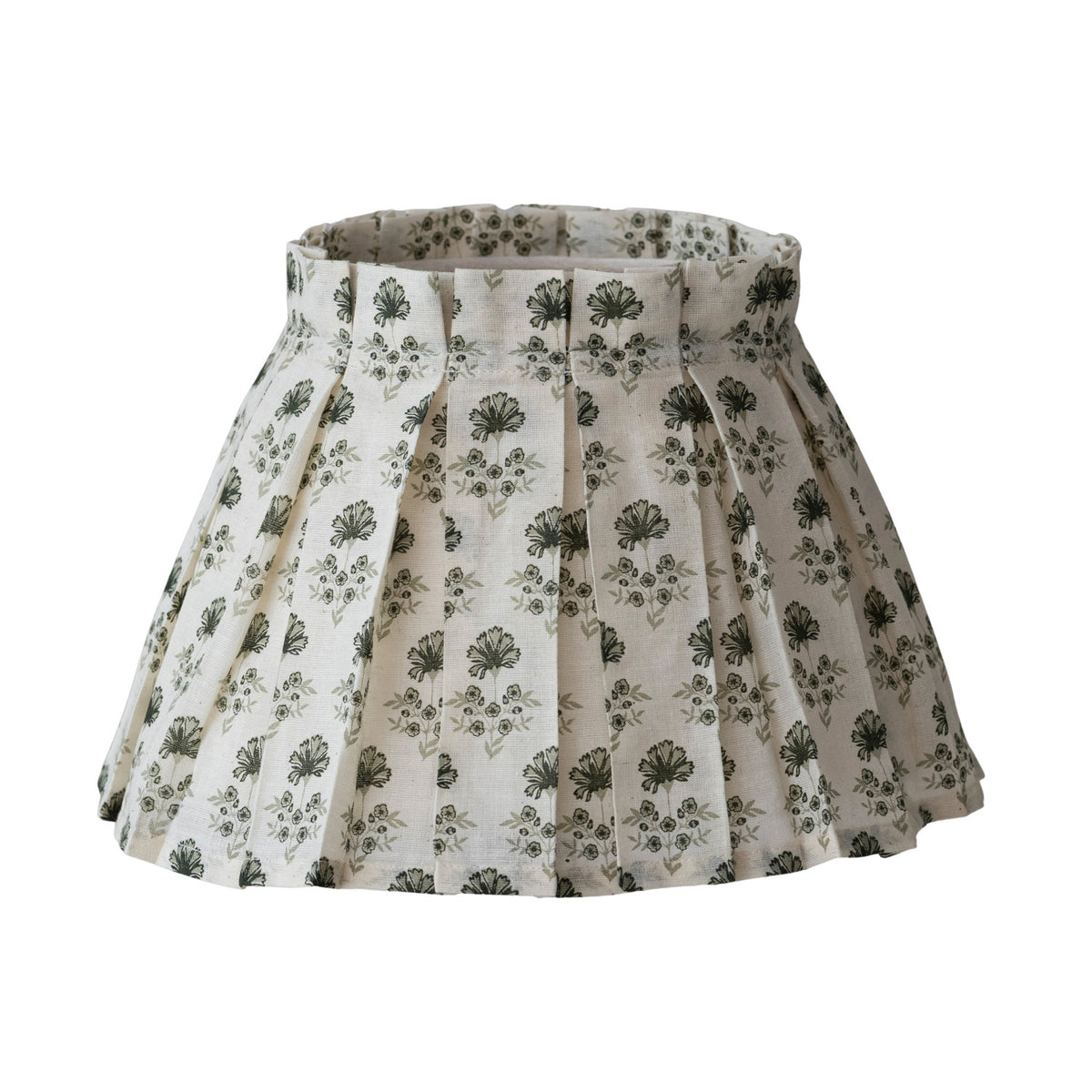 Lyra Pleated Clip-on Lampshade with Removable Cover