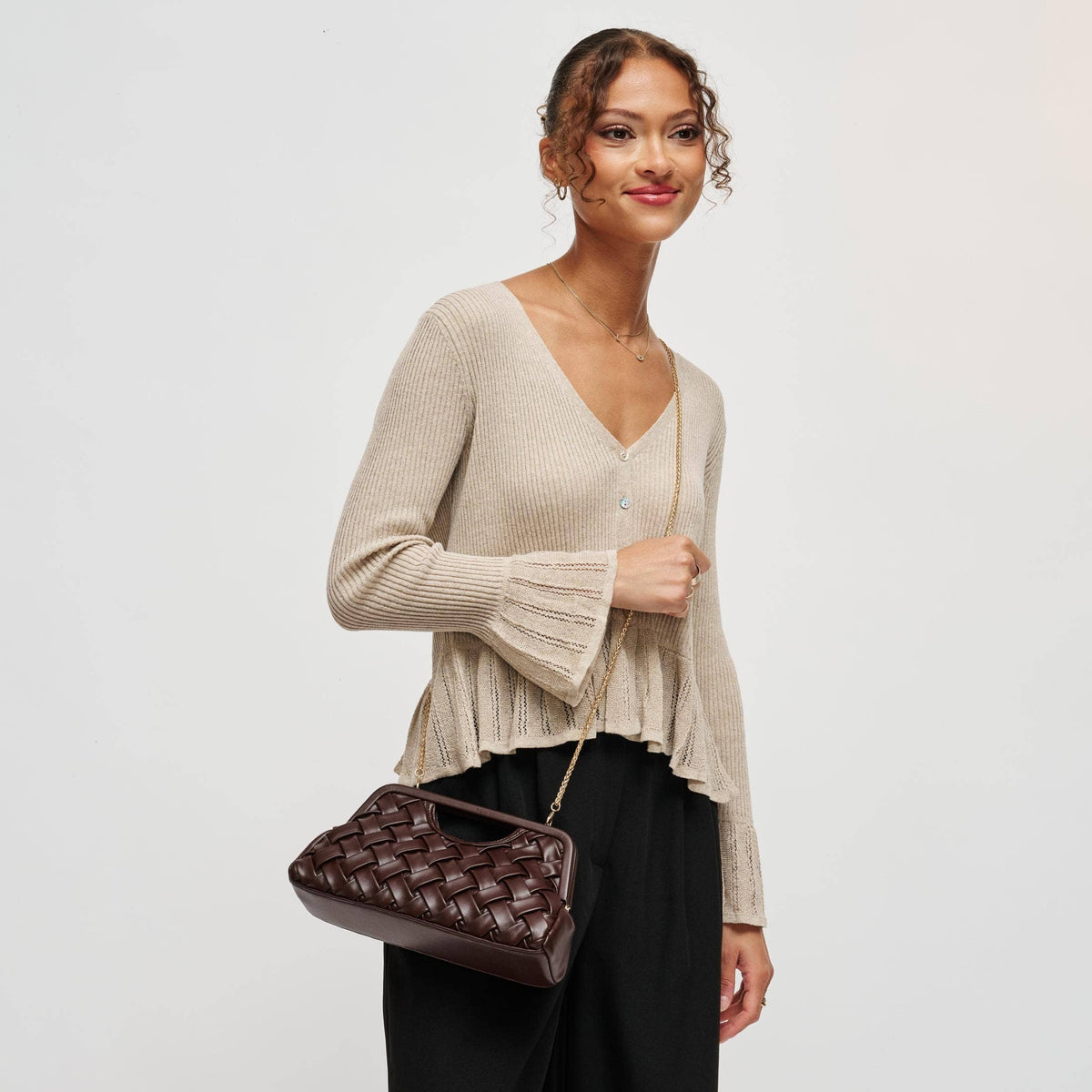 Alouette Chocolate Clutch