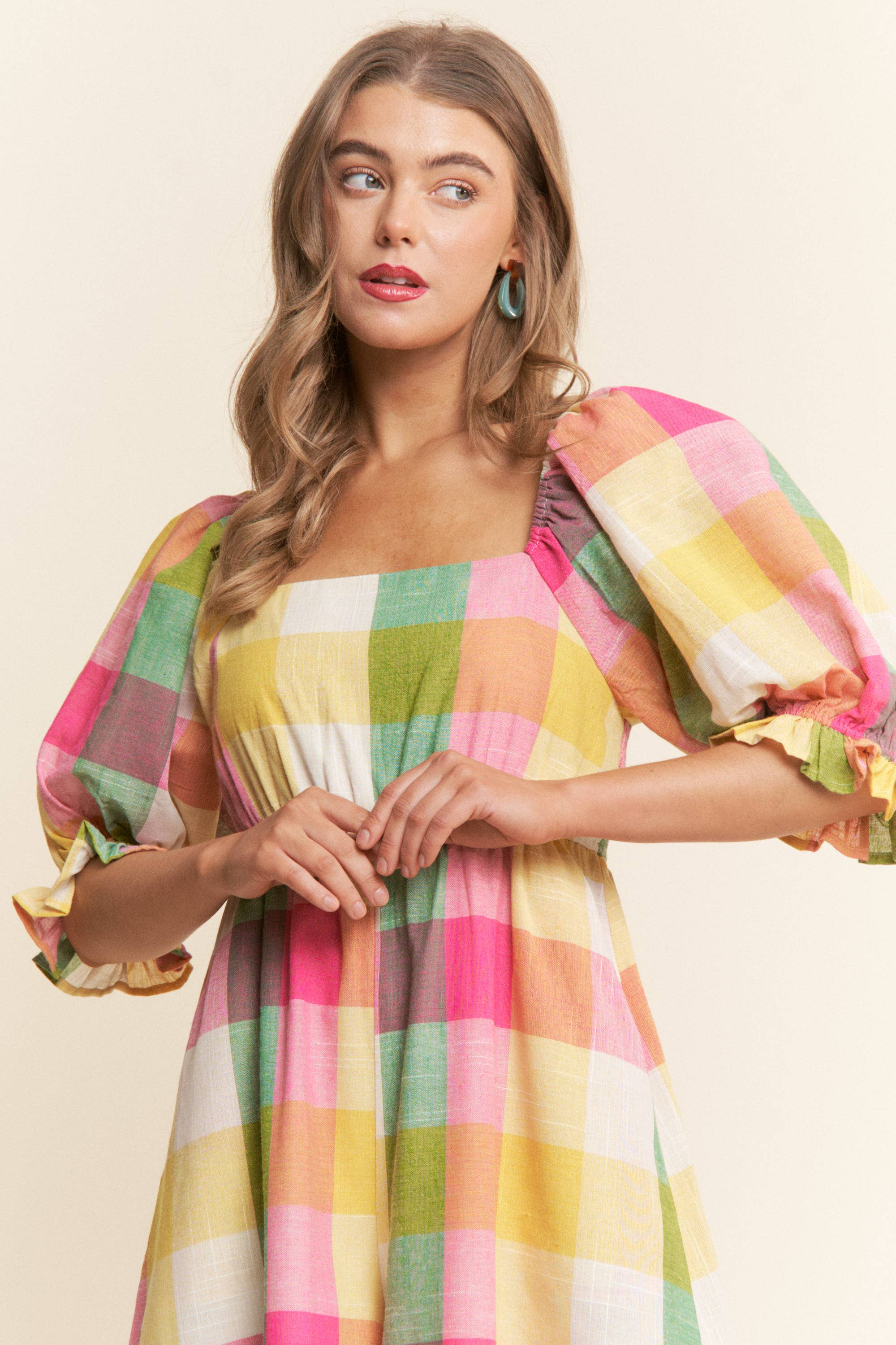 Checkered Multi-Color Jumpsuit