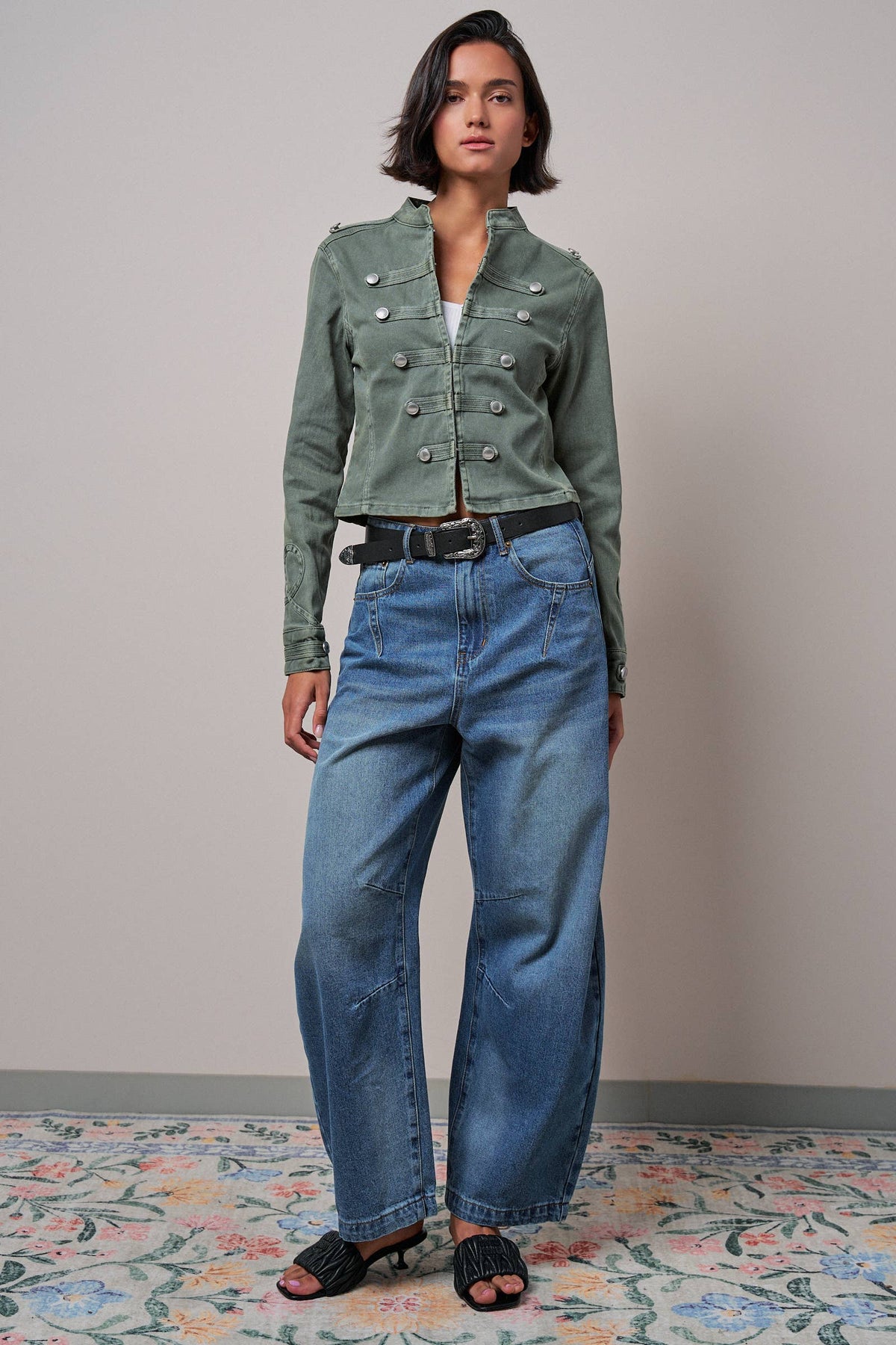 Olive Military Jacket