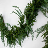 6' Norfolk and Cedar Mixed Garland