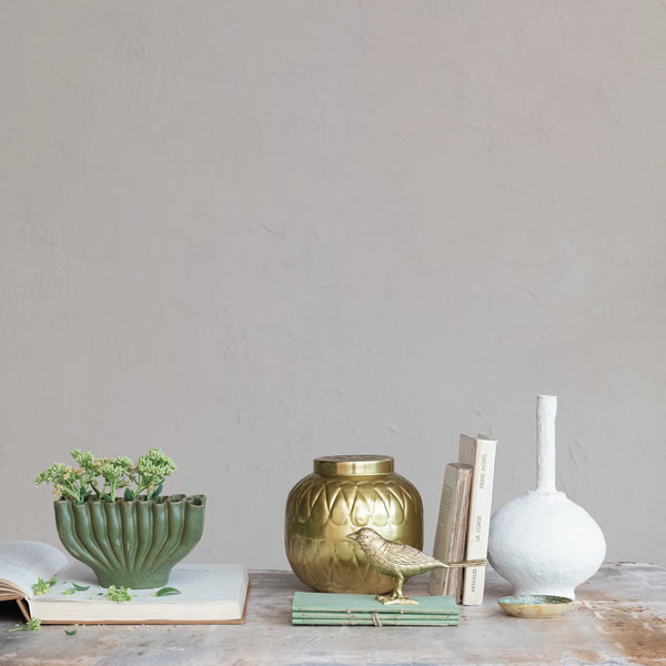 Embossed Gold Container