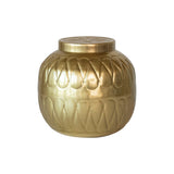 Embossed Gold Container