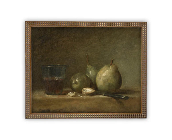 Framed Still Life Kitchen Painting
