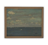 Sea of Blue Framed Canvas Art