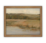 Native Landscape Framed Canvas Art