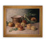 Apples Still Life Framed Canvas Art