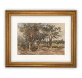 Framed Small Thicket Canvas Art