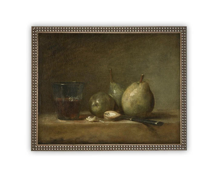 Framed Still Life Kitchen Painting