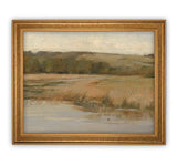 Native Landscape Framed Canvas Art