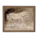 White Horse Print