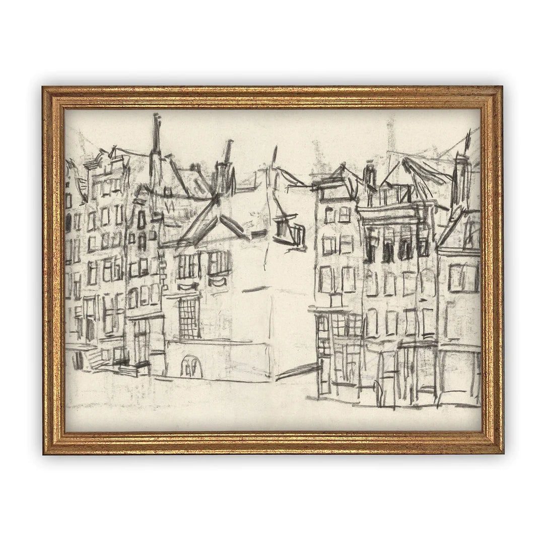 City Sketch Print