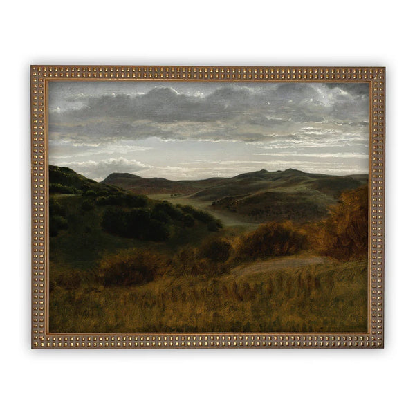 Fall Landscape Framed Canvas