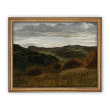 Fall Landscape Framed Canvas