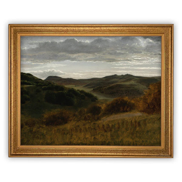 Fall Landscape Framed Canvas