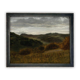 Fall Landscape Framed Canvas