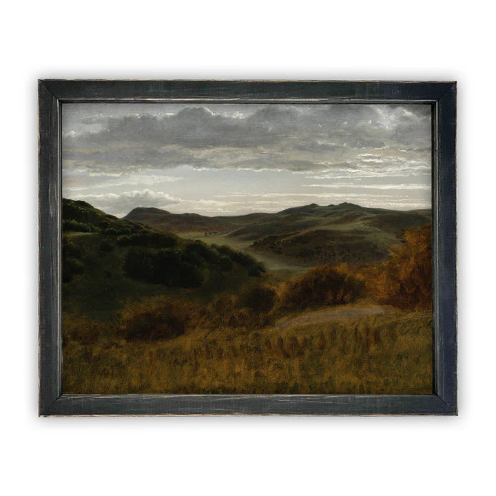 Fall Landscape Framed Canvas