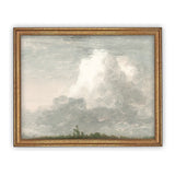 Cloudy Sky Framed Canvas Art