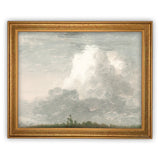 Cloudy Sky Framed Canvas Art