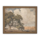 Muted Tree Framed Canvas Art