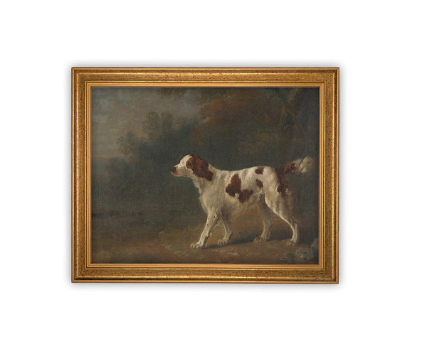 Vintage Dog Painting Print