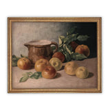Apples Still Life Framed Canvas Art
