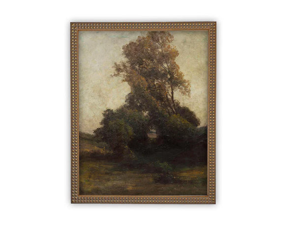 Moody Treescape Framed Canvas Art