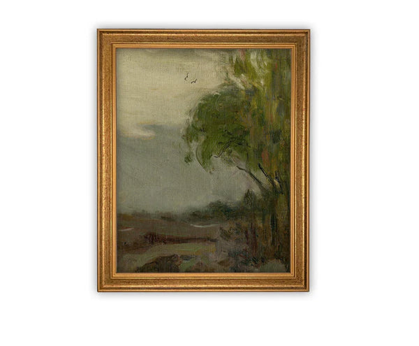Nature Scene Framed Canvas Art