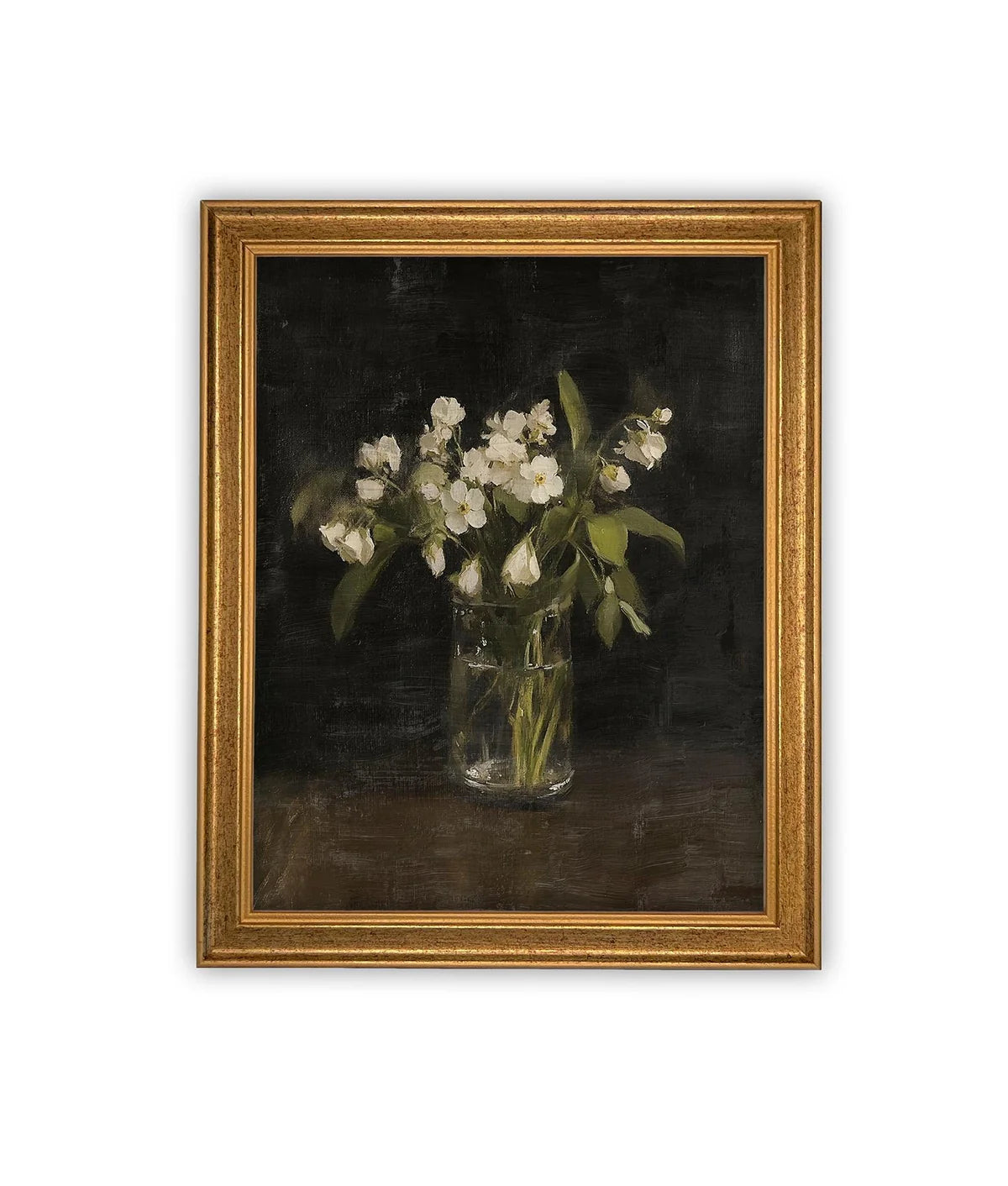 Flowers in Glass Vase