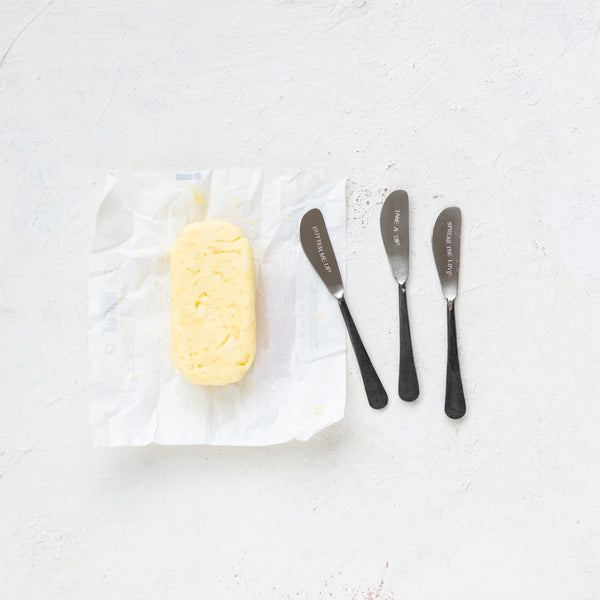Etched Butter Knife