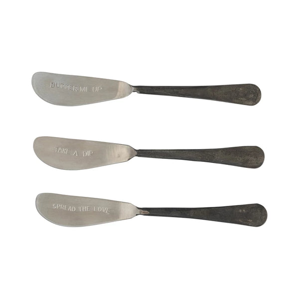Etched Butter Knife