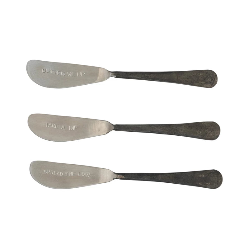 Etched Butter Knife