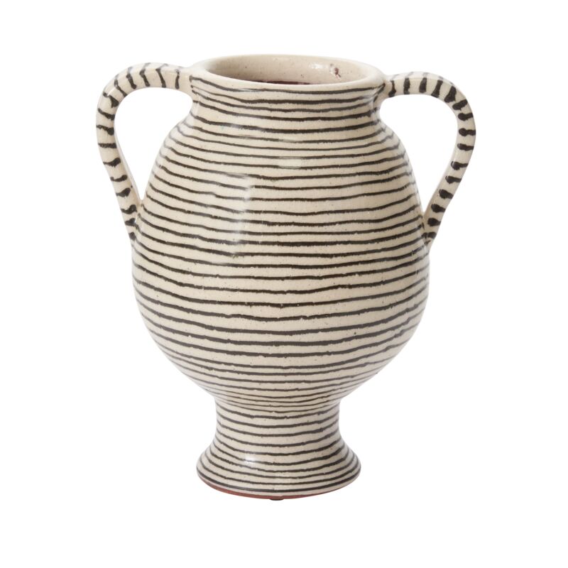 Striped Trophy Vase
