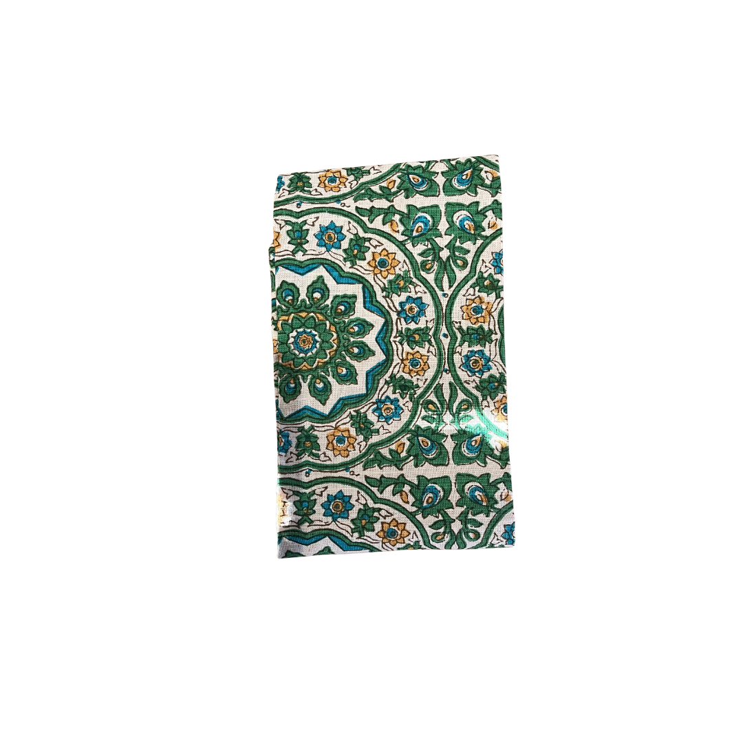 Block Print Cotton Slub Tea Towel
