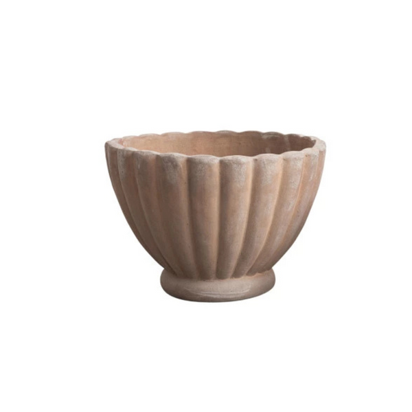 Fluted Round Planters