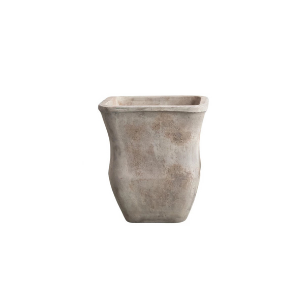 Distressed Square Outdoor Planters