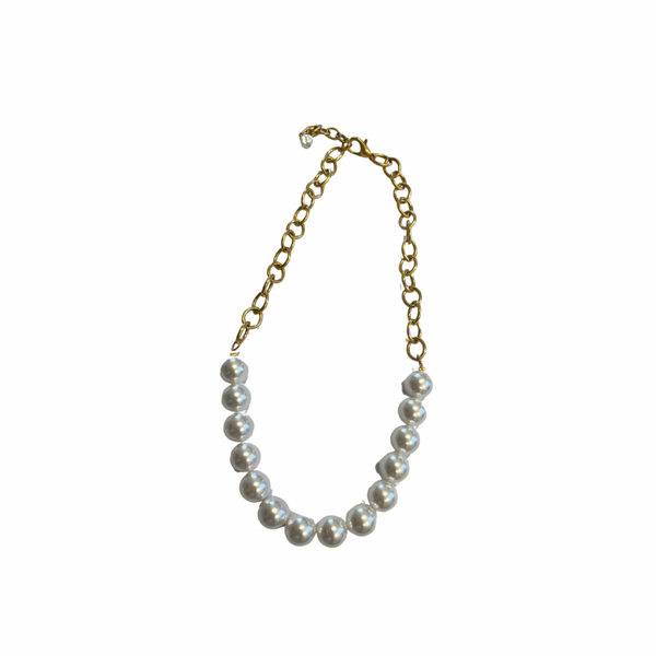 Pearl and Gold Necklace