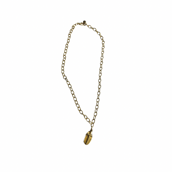 Long Cross Amulet Necklace