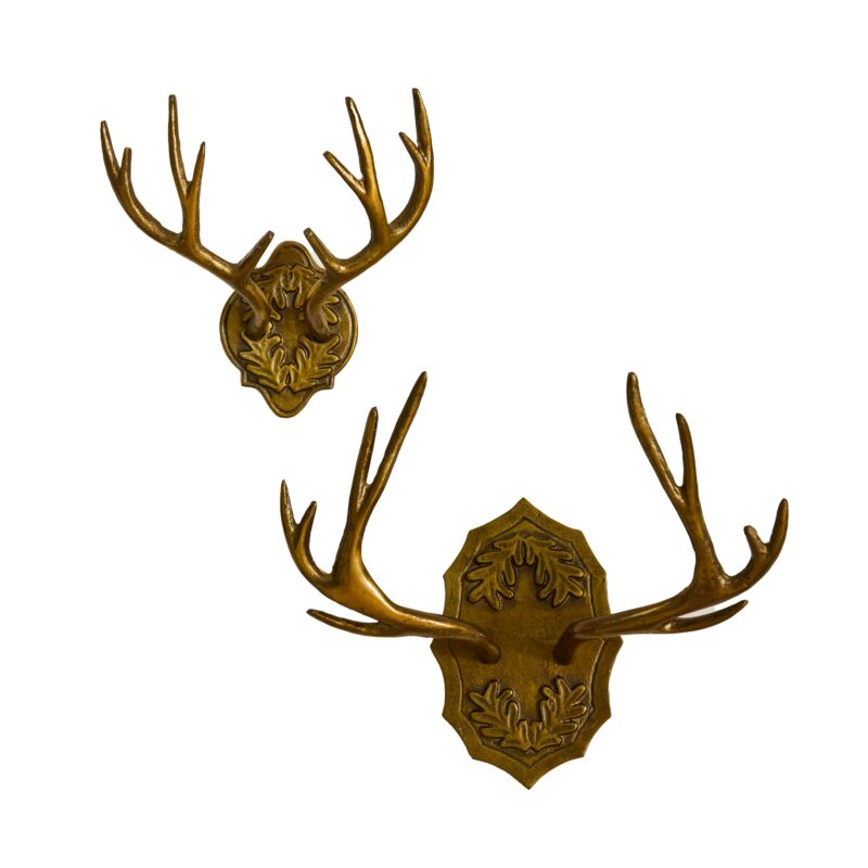 Gold Antler Wall Mount