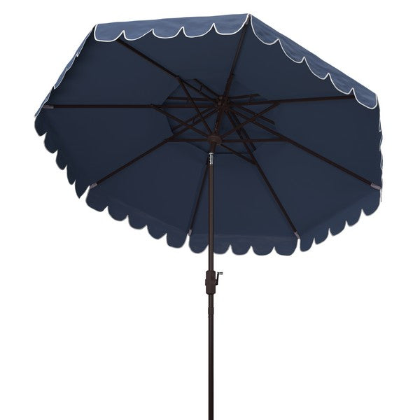 Navy Round Double Top Umbrella