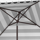 Black Stripe Square Umbrella