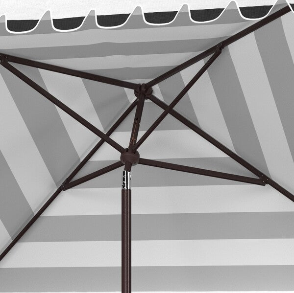 Black Stripe Square Umbrella
