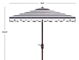 Black Stripe Square Umbrella
