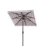 Black Stripe Square Umbrella
