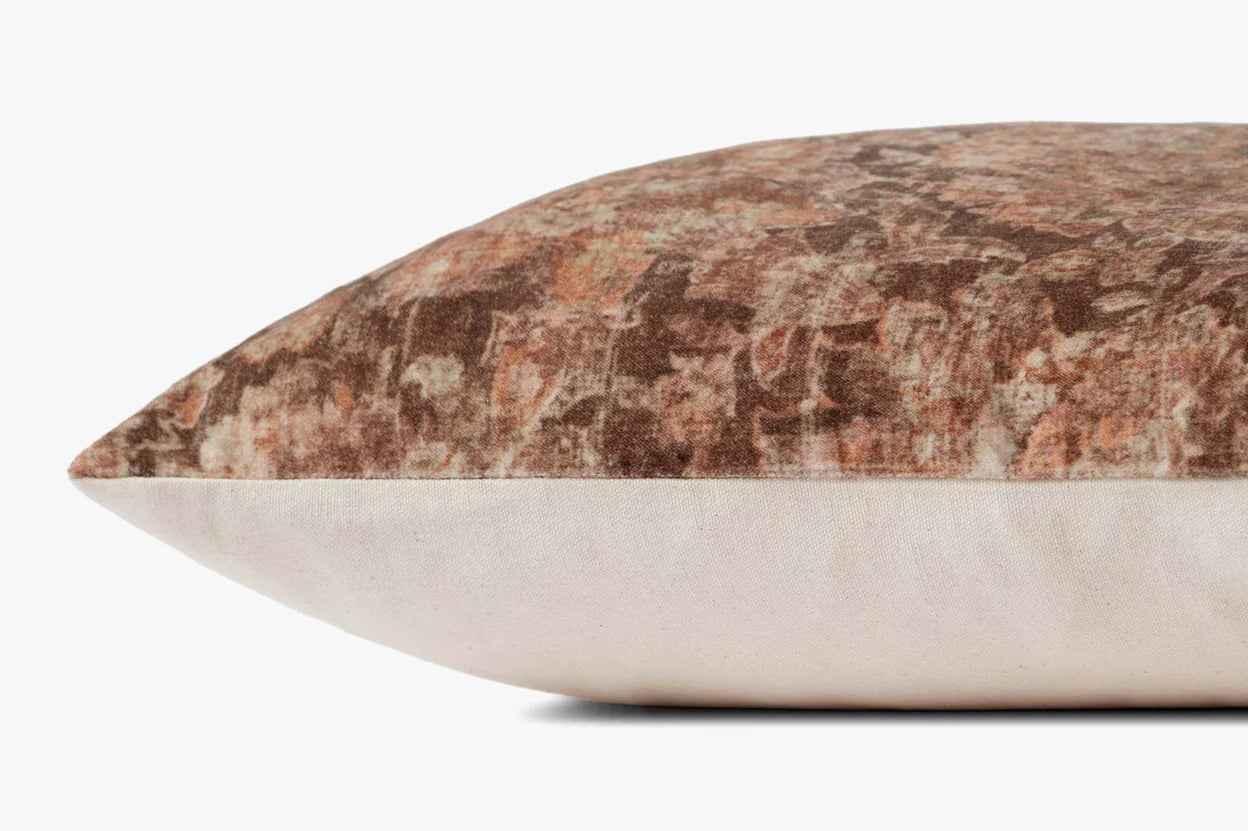 Neutral Floral Pattern Pillow