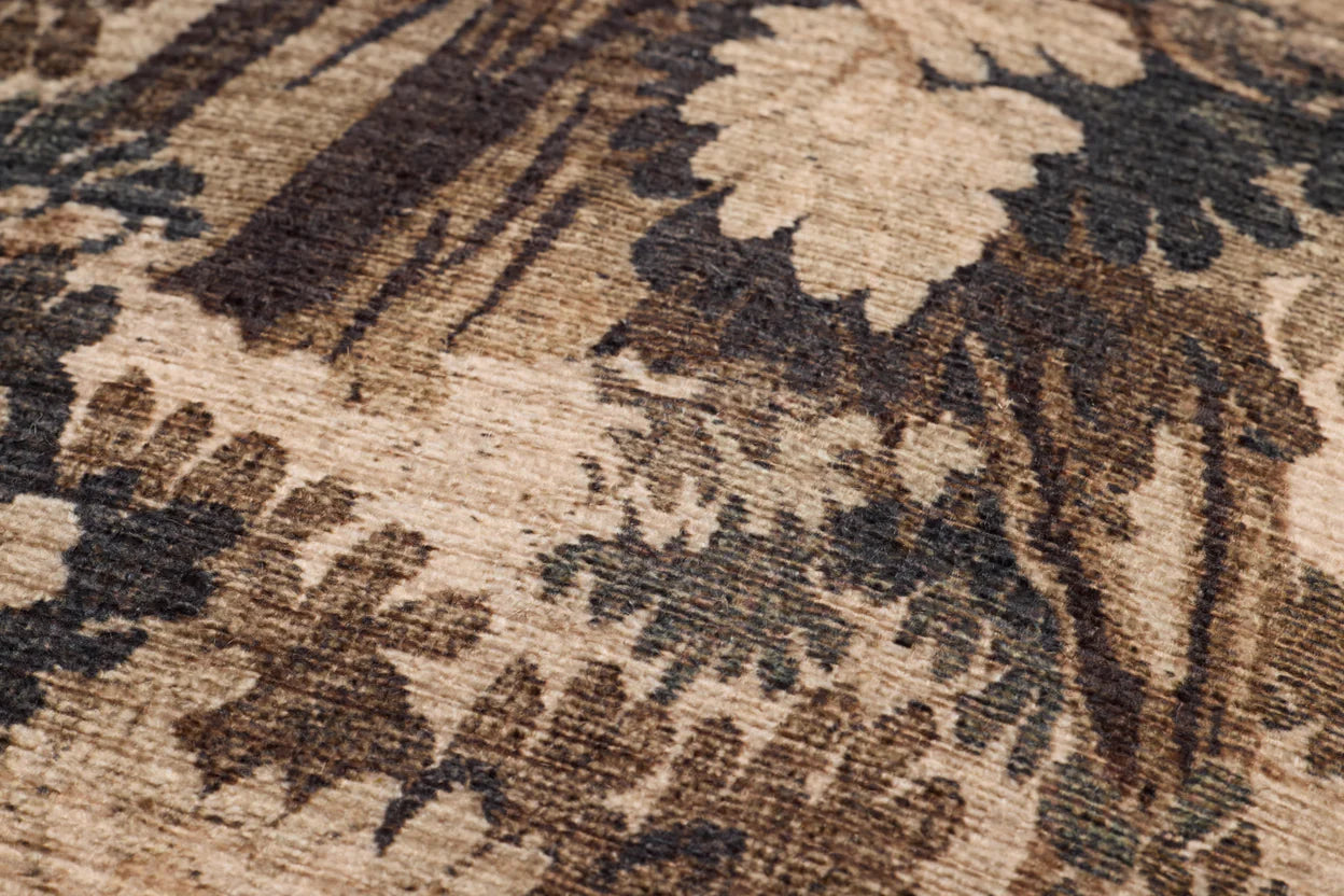 Brown Botanical Pillow