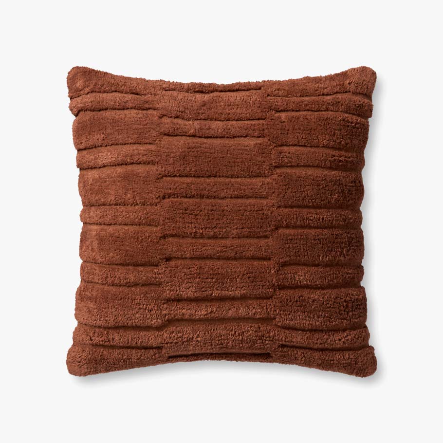 Aria Rust Square Pillow